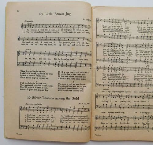 The Star Community Song Book 2 words and music 1930s rounds chorus sing a long